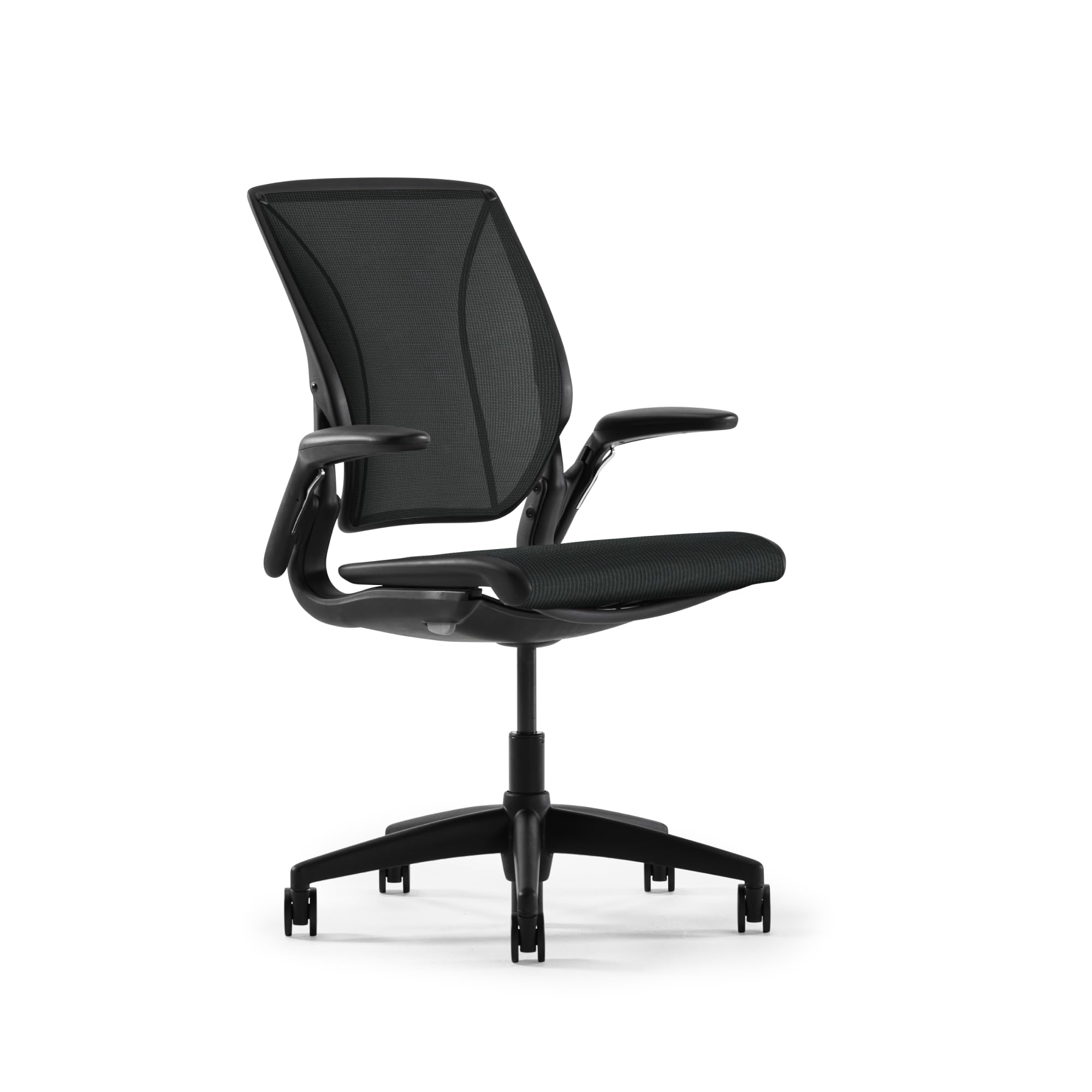 Humanscale World One Ergonomic Mesh Swivel Task Chair, Black