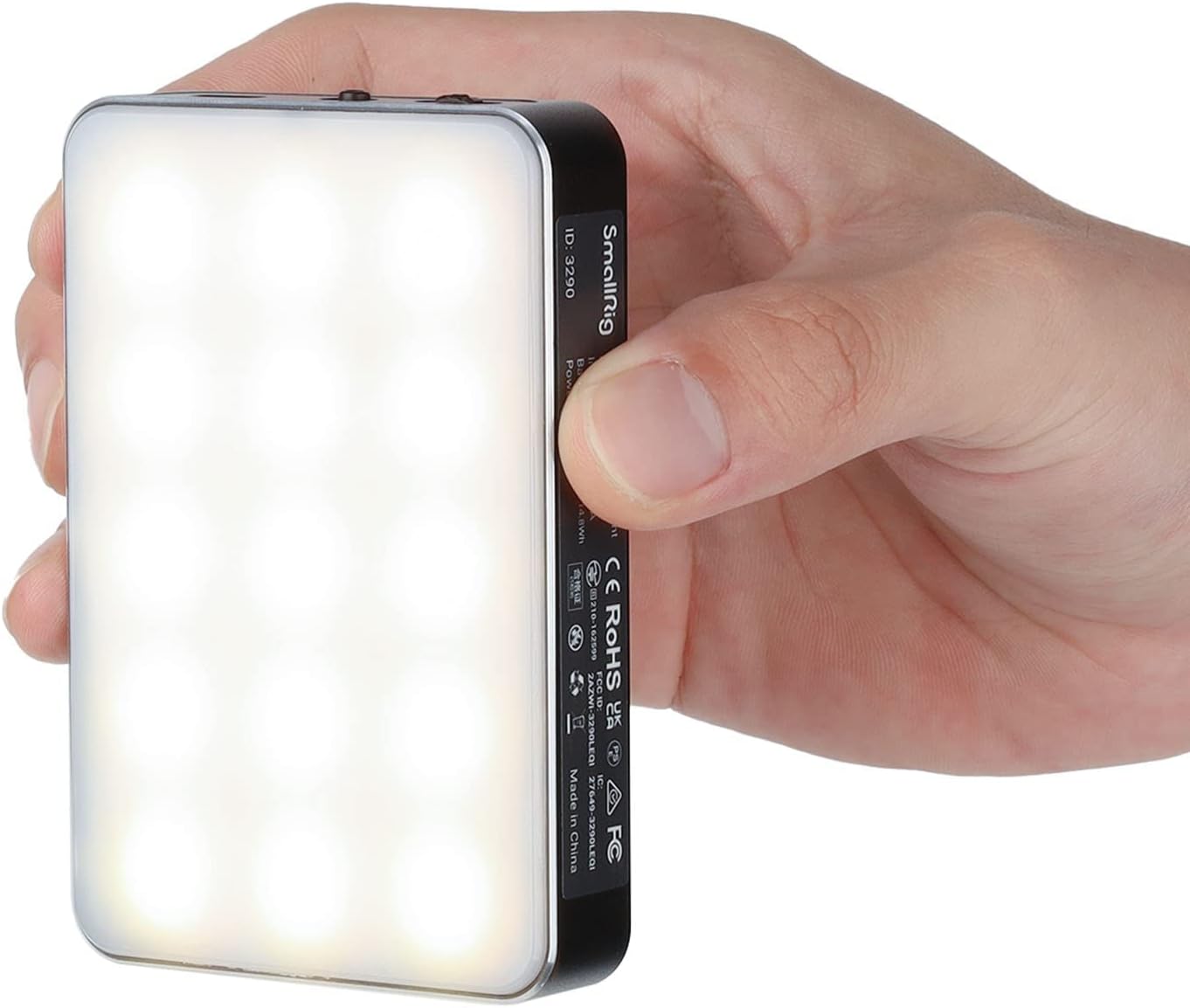 SMALLRIG RGB Video Light, 360° Full Color 15 Light Scenes 25008500K