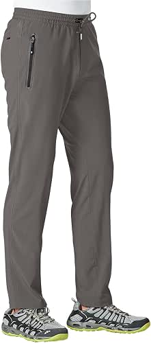 TBMPOY Men's Lightweight Hiking Pants Athletic Travel Fishing Active Jogger