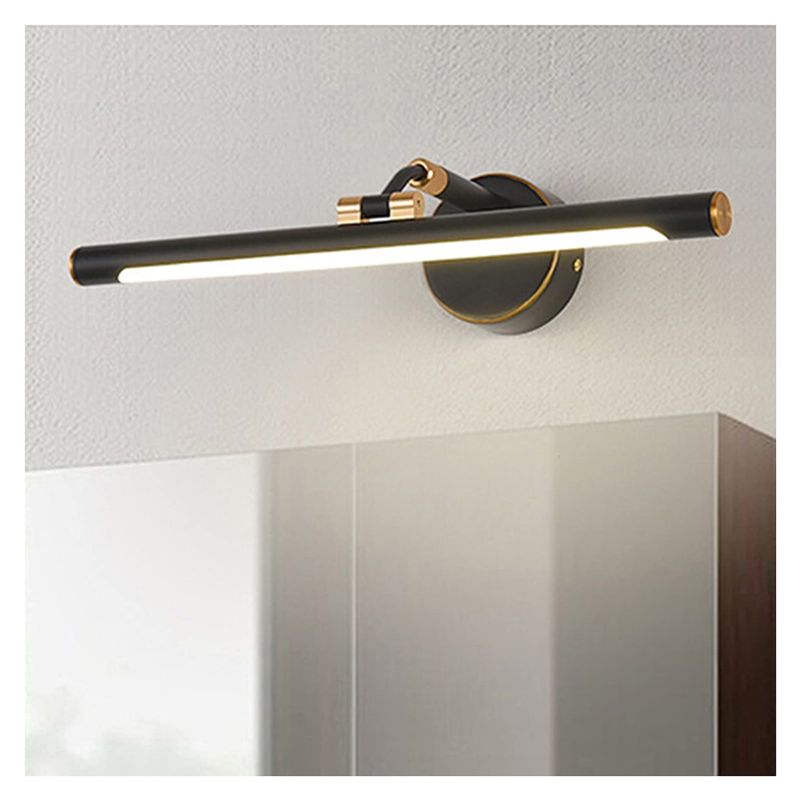 Eitelkeitsbeleuchtung Einfach 43/58/73cm Spiegel Frontlicht Nordic Kreative Hotel Home Badezimmer Wasserdicht Anti-Fog Toilettenartikel Make-up Spiegelschrank Lampe