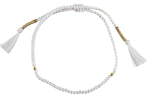 Natural Clear Quartz Beads Braided Bracelet: Healing, Protection, Fashionable Gemstone Jewelry