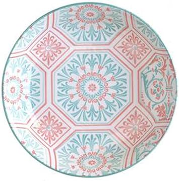 Dinner Plate Dinner Plates Nordic Table Assiette Cake Trays Steak Tray Decorativos Mesa Ceramics Dishes Kitchen PlateRed