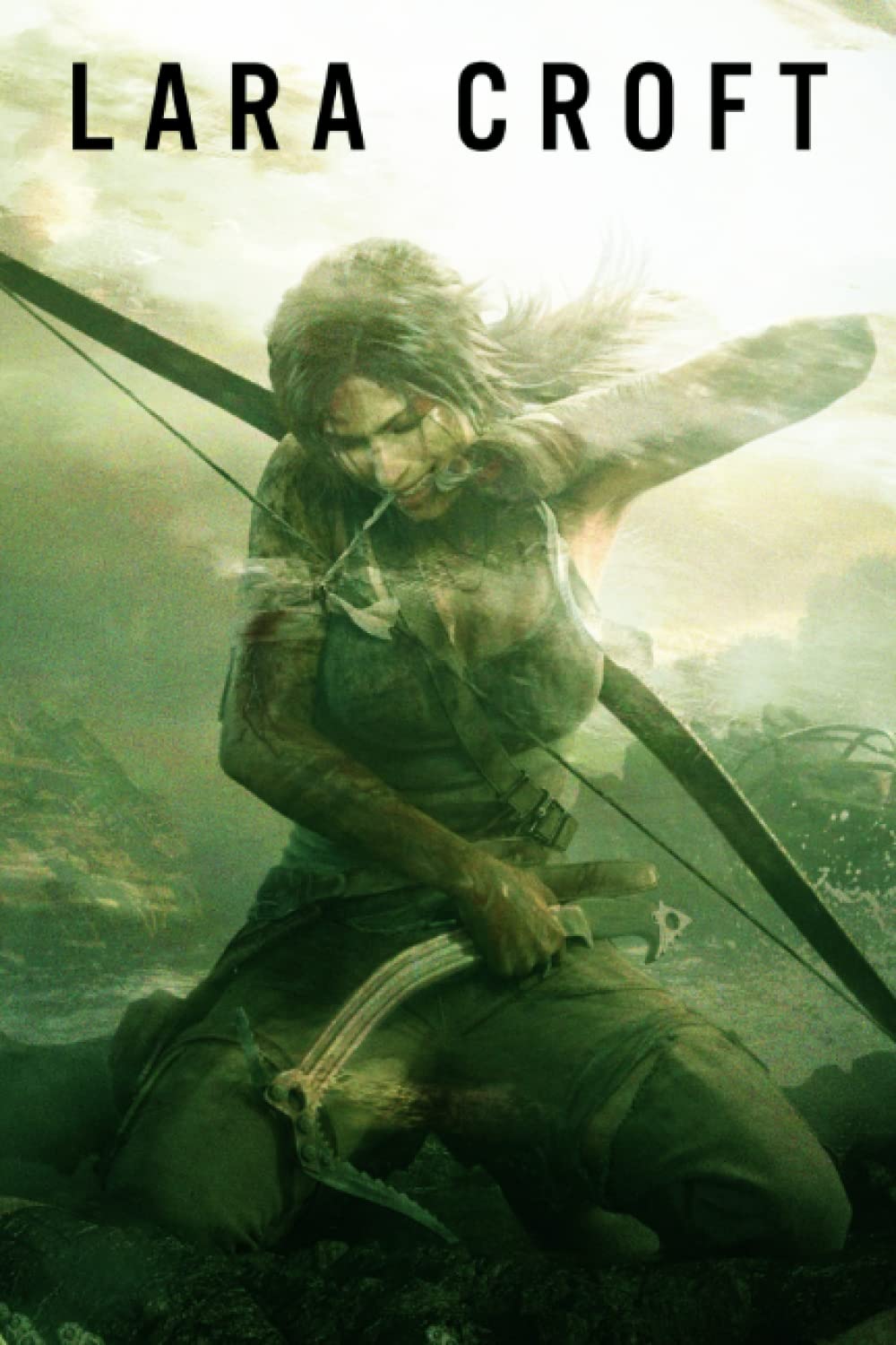 Lara Croft Notebook: 110 Wide Lined Pages - 6" x 9" - Planner, Journal, Notebook, Composition Book, Diary for Women, Men, Teens, and Children