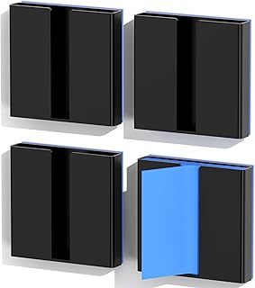 4 Pcs Sticky Note Dispenser, Magnetic Sticky Note Holder for Post It Not...