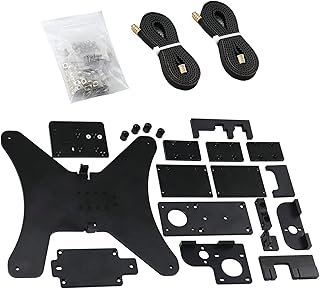HoCenWay CNC Aluminum BLV Ender 3 V2 Upgrade Kit Y Carriage Plate Belt Screws to 3D Printer, Not Including MGN12H Linear Rails (Ender Without Rails)