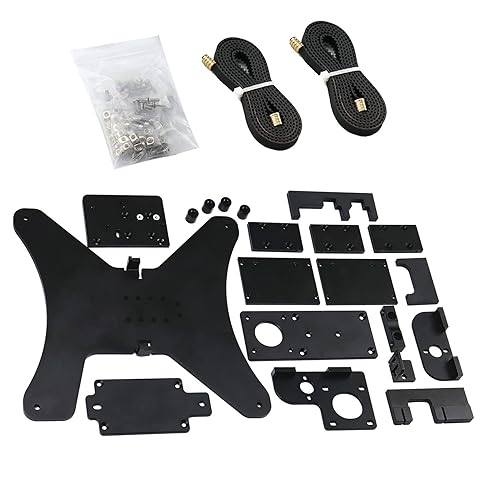 Kit de actualización de aluminio CNC BLV Ender 3 V2, placa de carro en Y, tornillos para cinturón para actualizar la impresora 3D, no incluye rieles