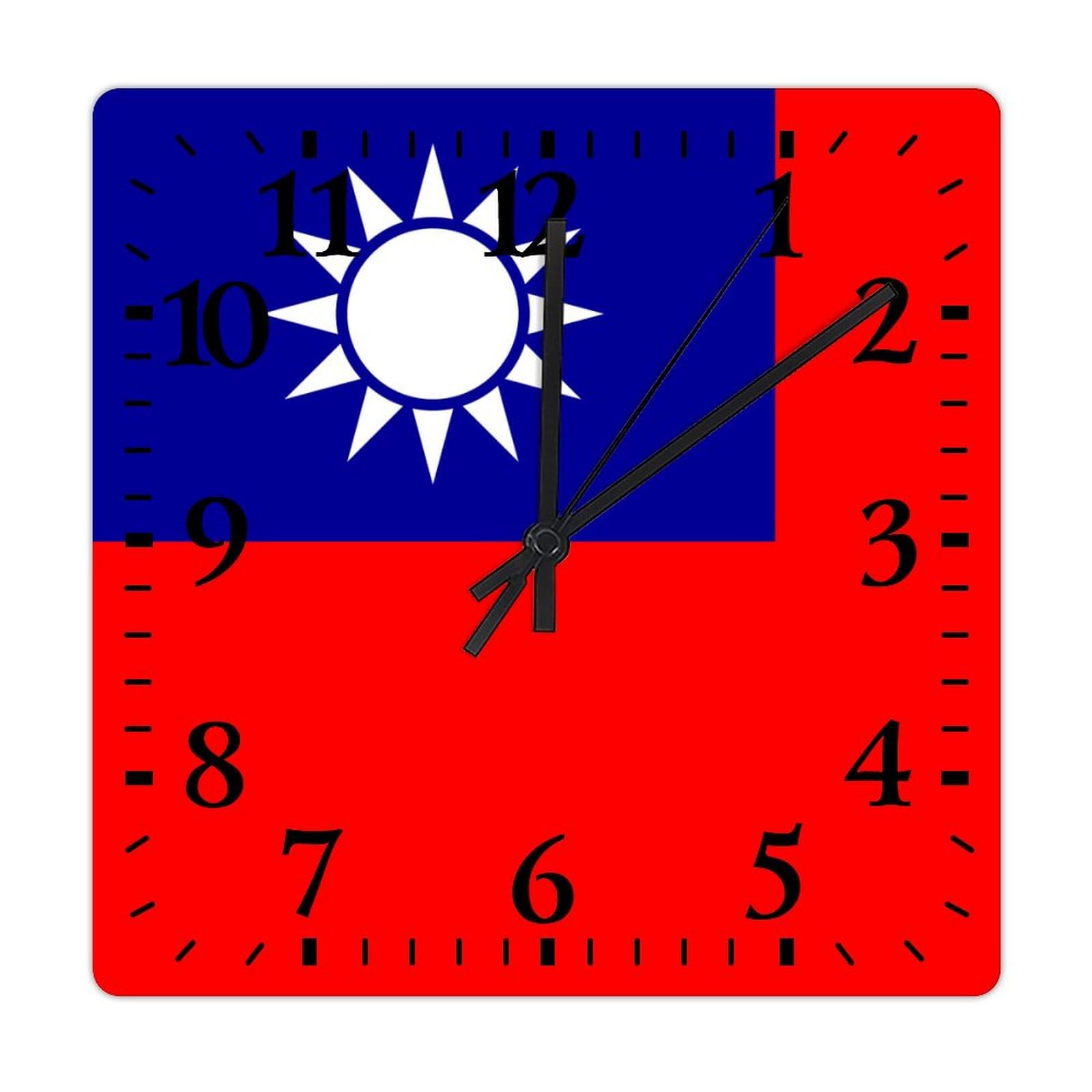Horloge murale silencieuse carrée 38 cm contre nuisances sonores