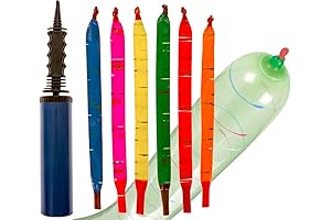 IMPRESA Rocket Balloons Plus Pump Party Pack