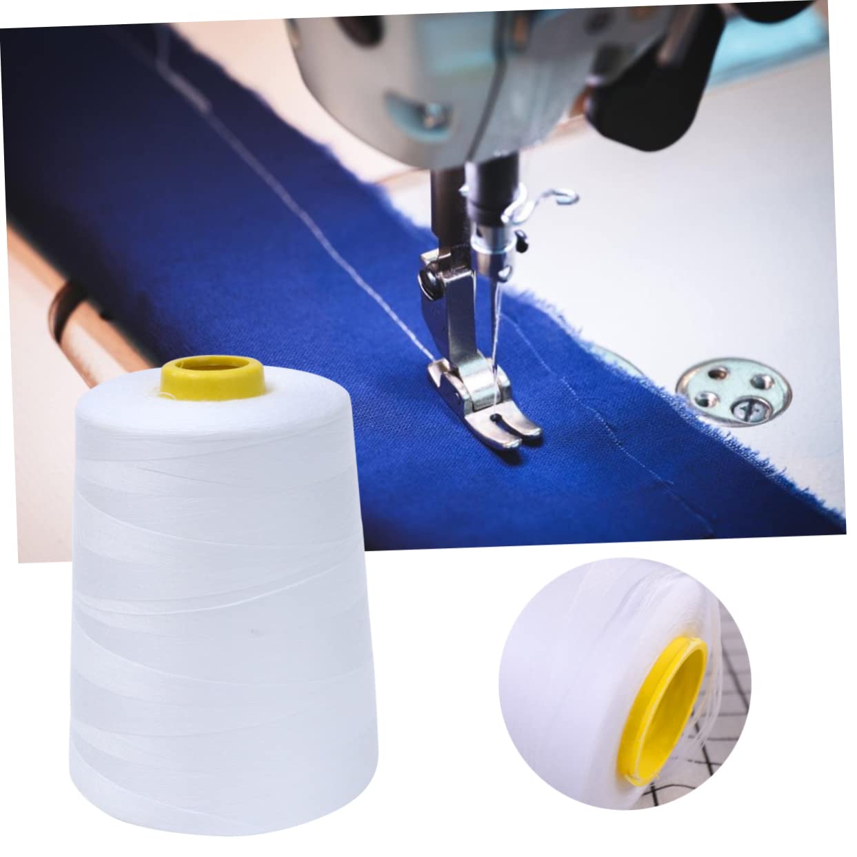 Housoutil 3 series Hilo De Coser De Poliéster Suministros Para Acolchado Costura Confección Costura Bordado Base De Carrete Accesorios De Hilo Hilo Para Coser Hilo De 2 piezas x 3