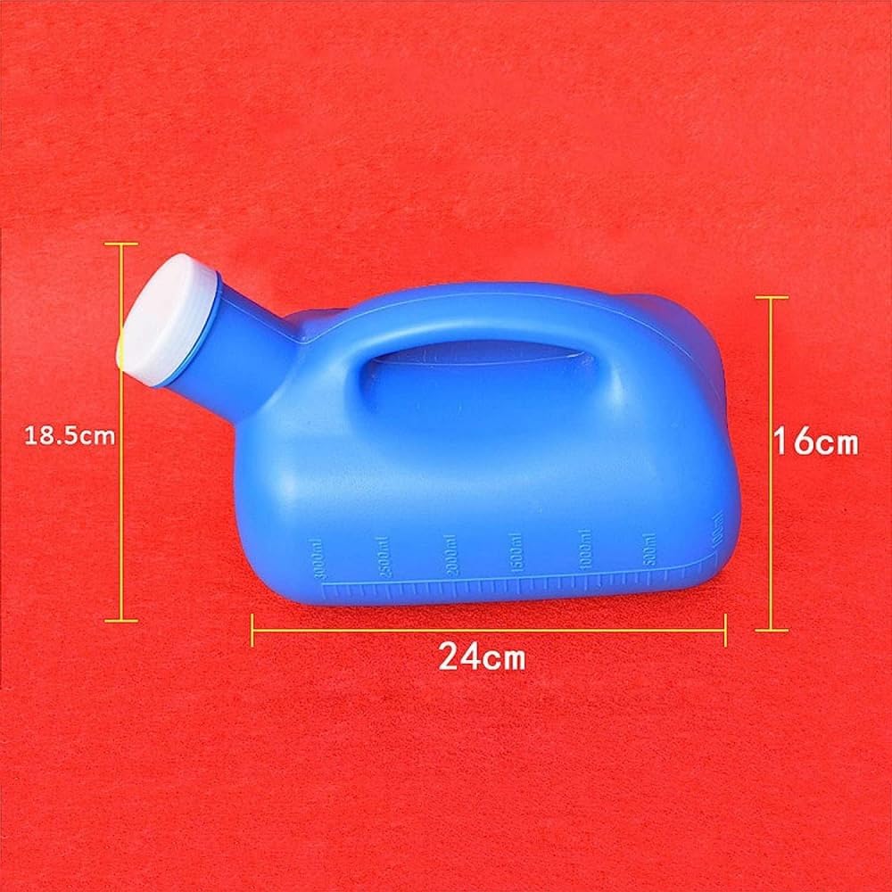 3000ML Large Male Urinal Portable Mens Potty Pee Bottle Collector Travel Toilet Urinal