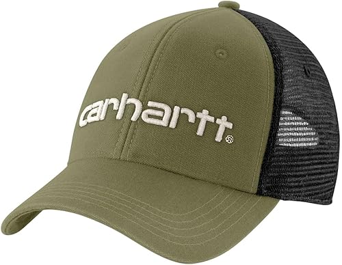 Miniatura 4 de Carhartt Mens Canvas Mesh-Back Logo Graphic Cap