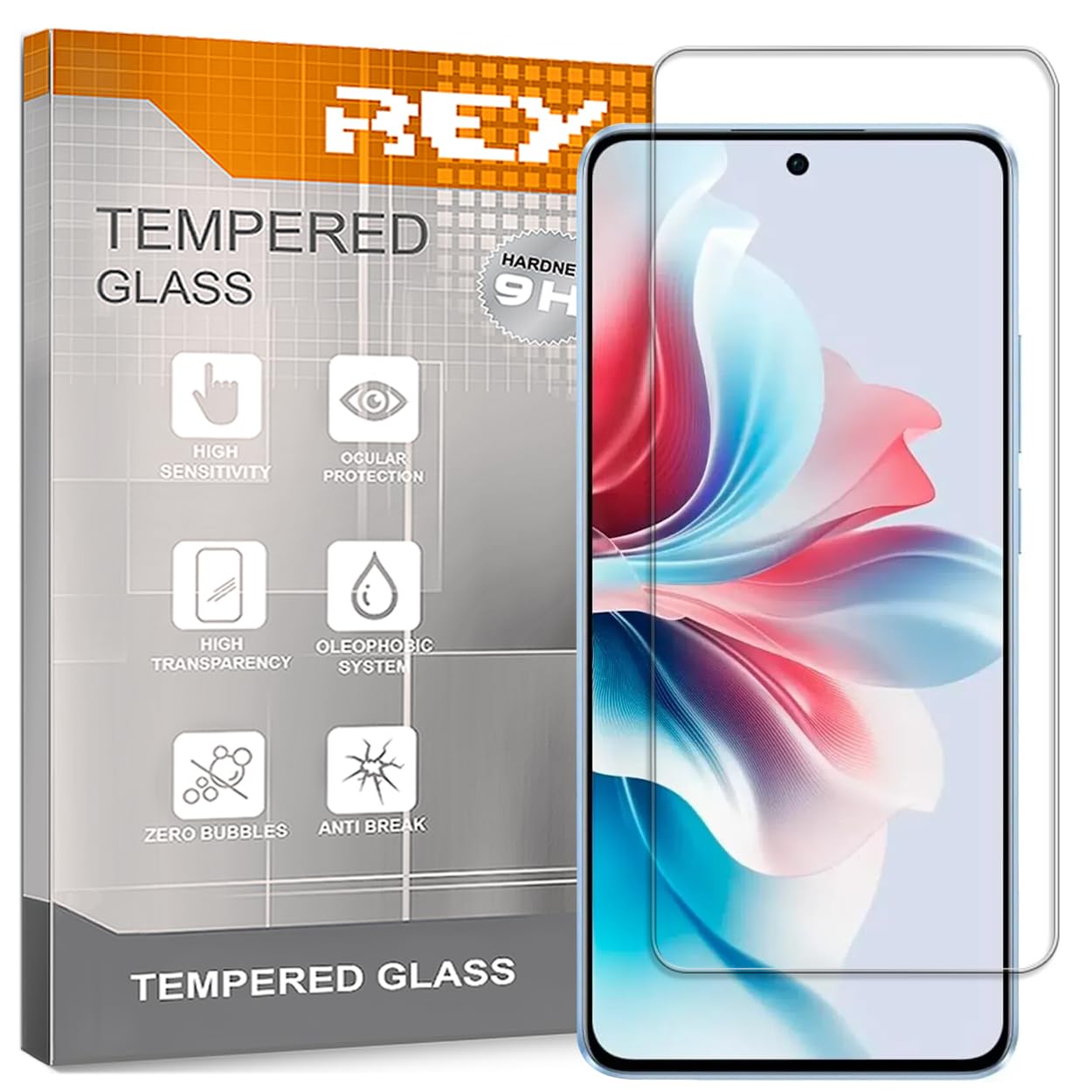 VETRO TEMPERATO 3MK Pellicola Protettiva per Oppo Reno11 Pro PJJ110 | Antigraffio, Anti-impronte - Facile