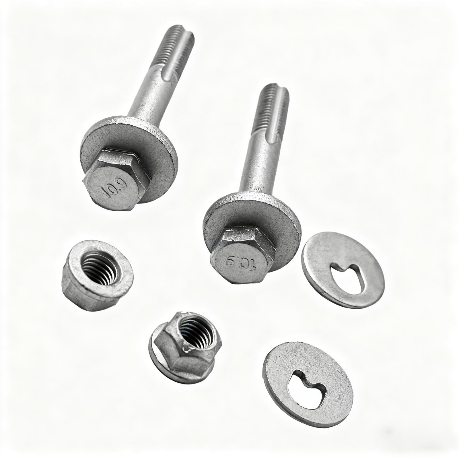 2x Rear Lower Suspension Accentrix Arm Fitting Camber Bolt Kit 1456980 Compatible with Ford Focus Mk1 Mk2 C-Max Mondeo Mk4 S-Max Galaxy Volvo C30 S40 S60 S80 V50 XC60 Mazda 3 5 3M515K978AE 30683045