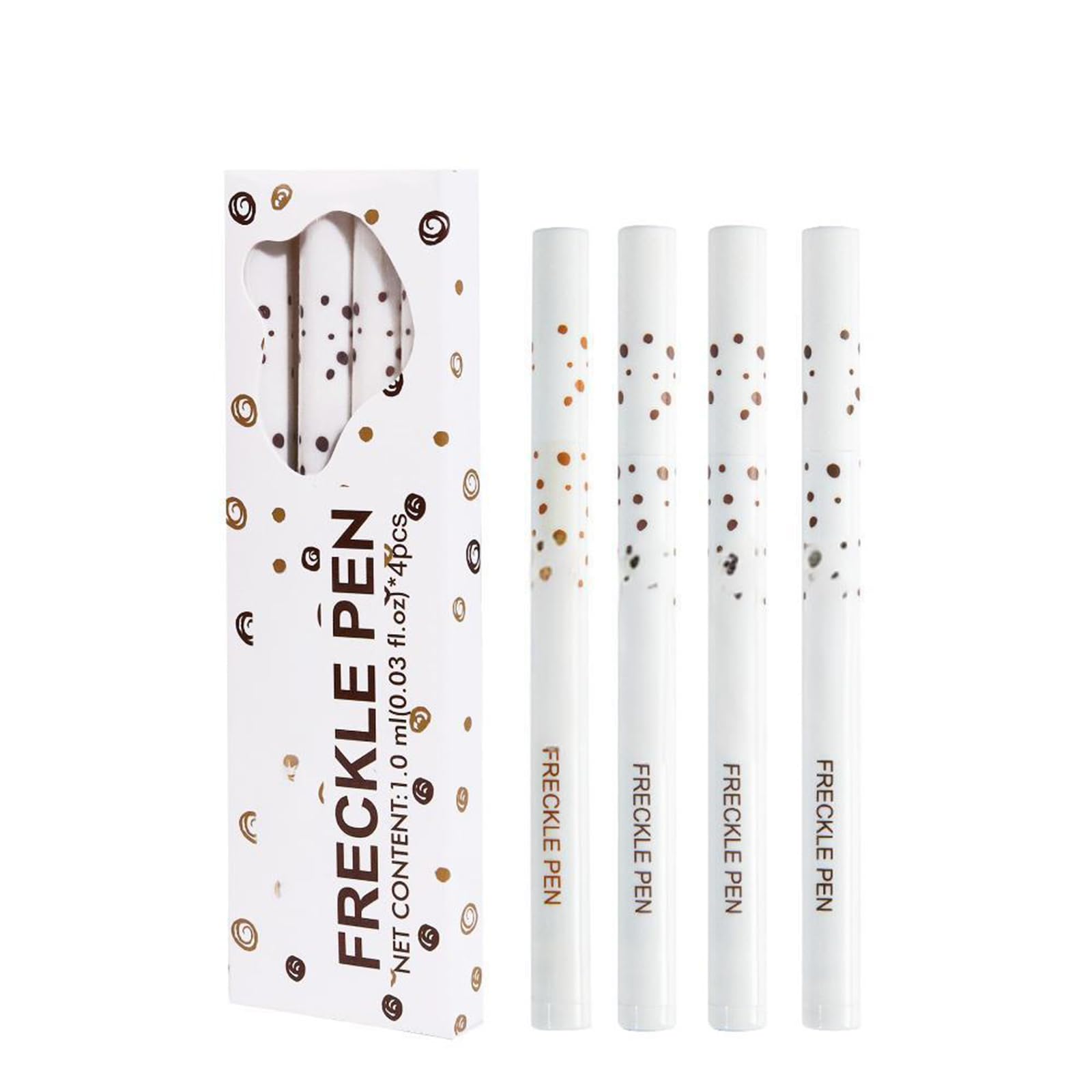 Natural Freckle Pen Set of Four Waterproof Tattoo Design Tools Kit