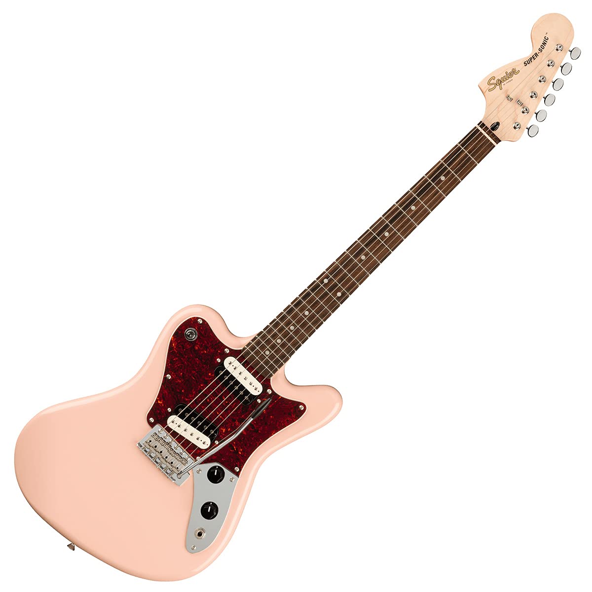 ギター Squier by Fender Super-Sonic Shell Pink Squier by Fender Paranormal Super-Sonic (Shell Pink/Laurel