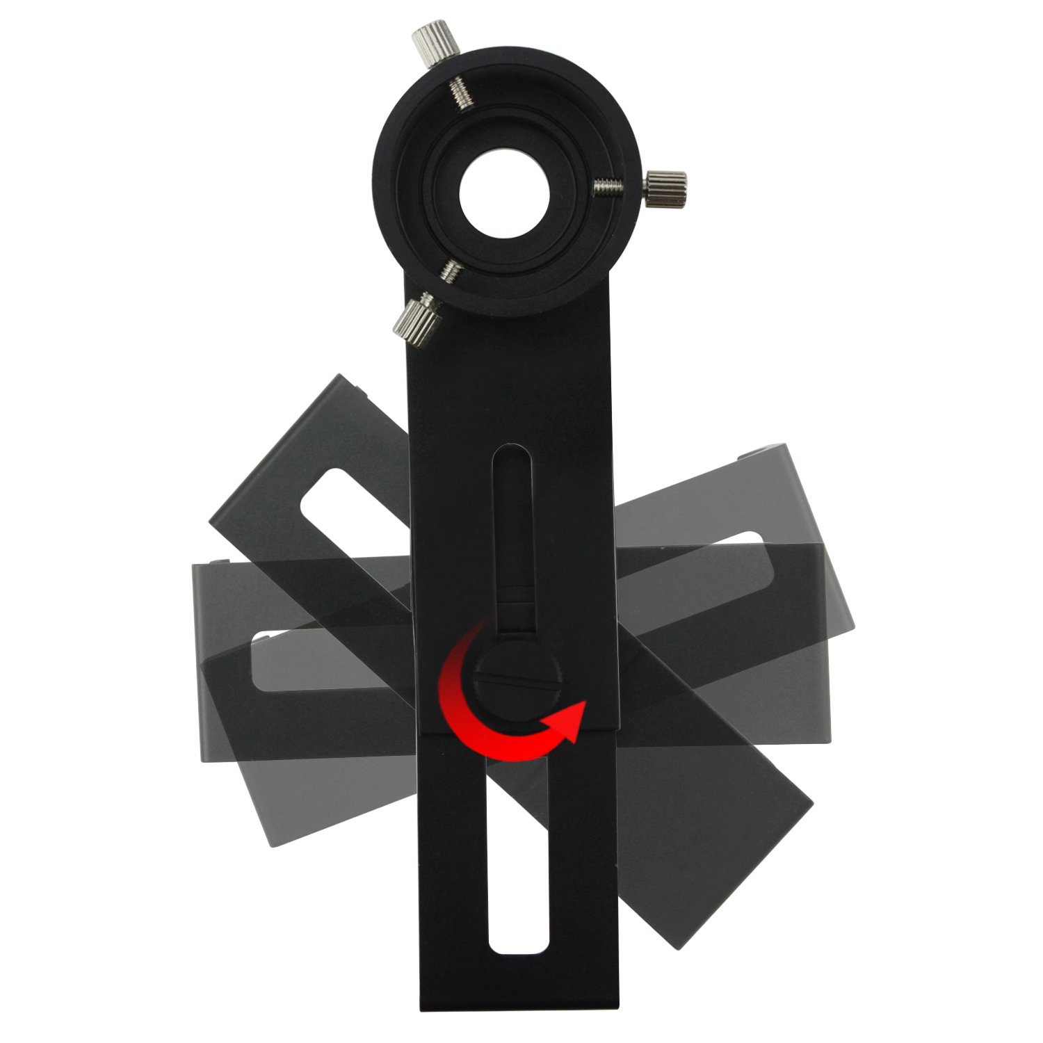 astromania Smartphone iPhone adaptador con adaptador de ocular 25 mm – 35 mm – para fotografía con telescopios y prismáticos telescopio terrestre o