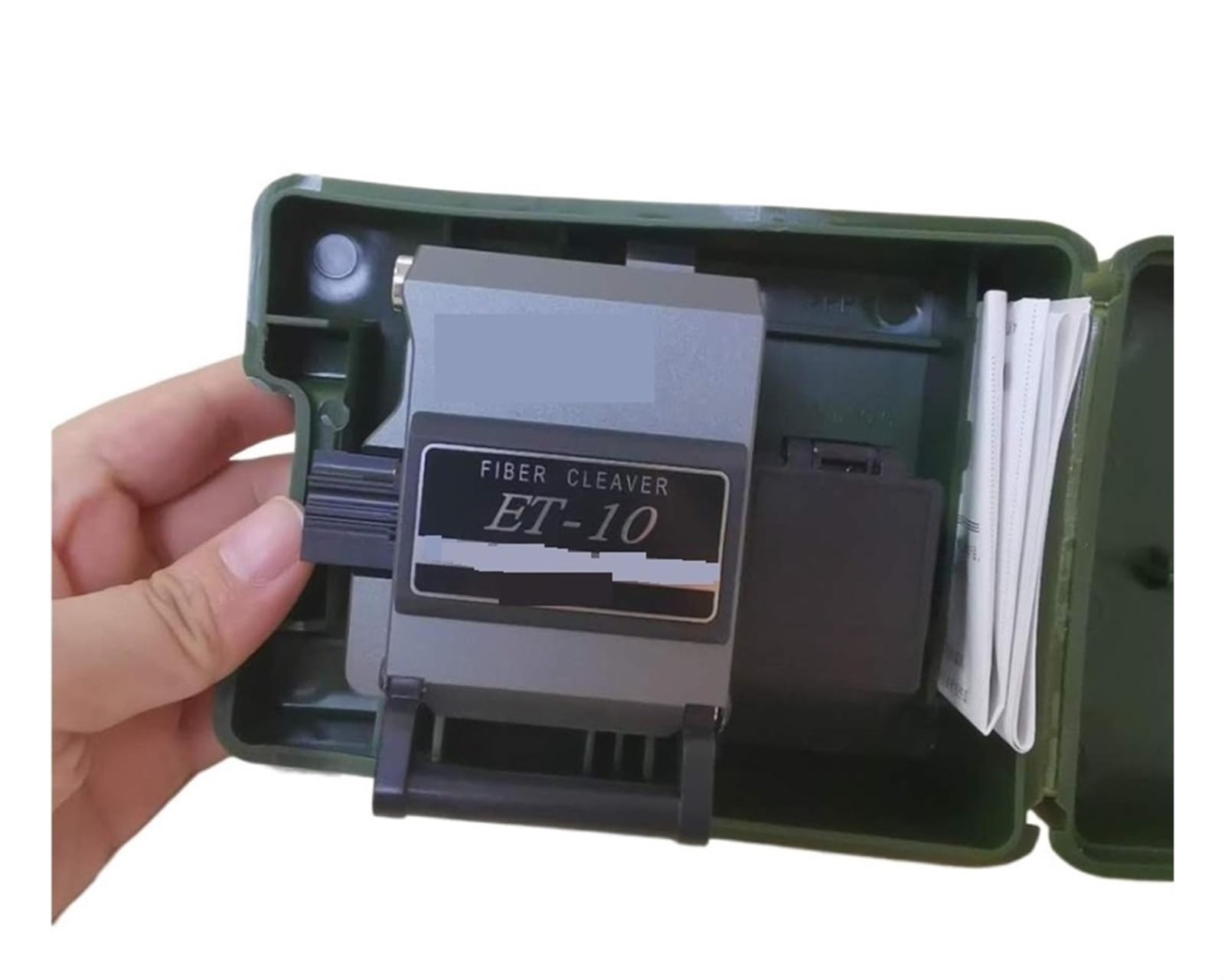 ET-10 Fiber Cleaver Optical Cutting Knife Optic High Precision Cutter Optoelectronic Cleaver