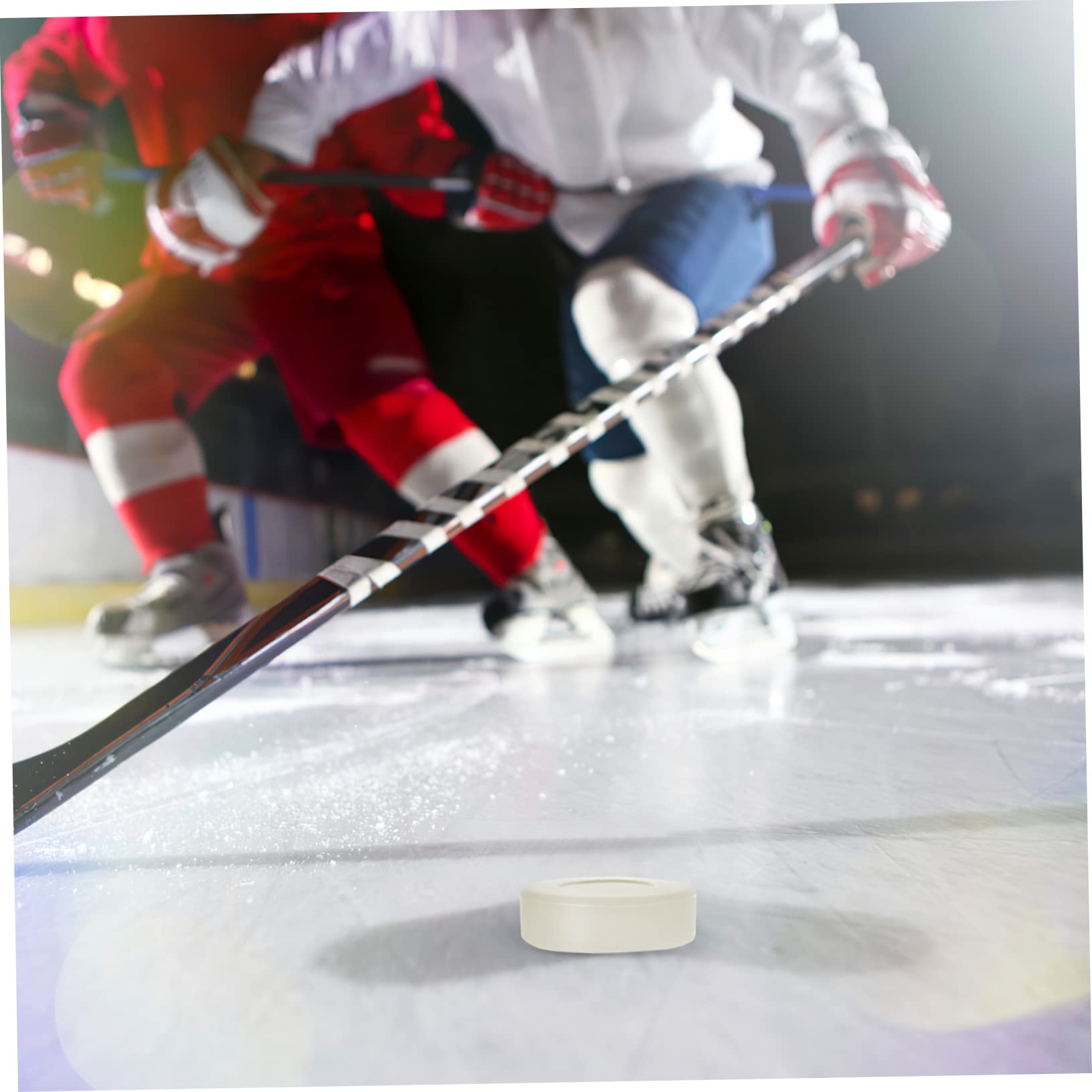 Hemoton 3 Pcs Luminous Ice Hockey Balls Durable Practice Balls for Adults for Training Fun Glow The Dark Feature for Hockey Enthusiasts