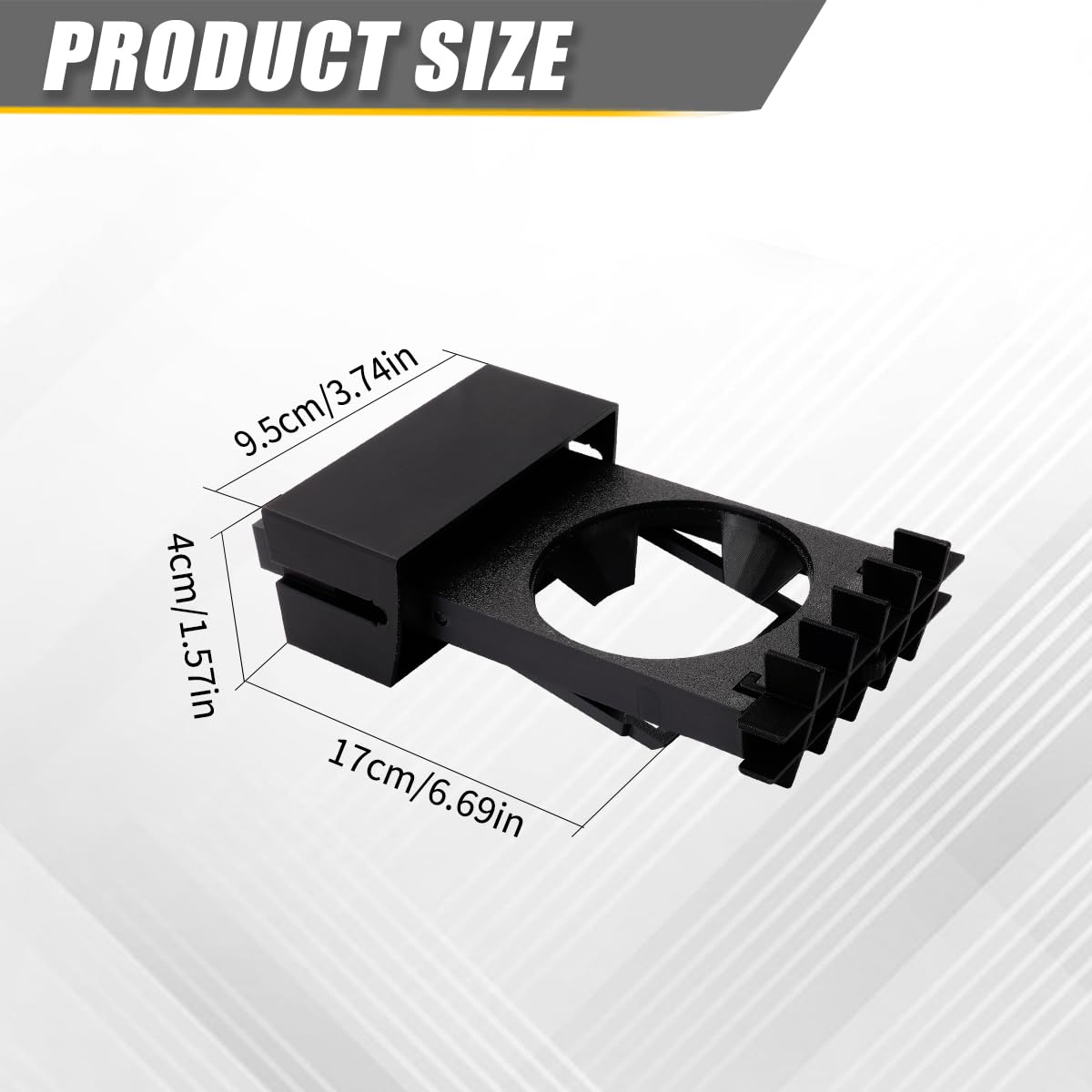 Portabicchieri per VW Golf 2 Mk2/VW Jetta 2, con inserto retrattile per bocchetta dell'aria, per varie lattine di bevande, tazze da caffè