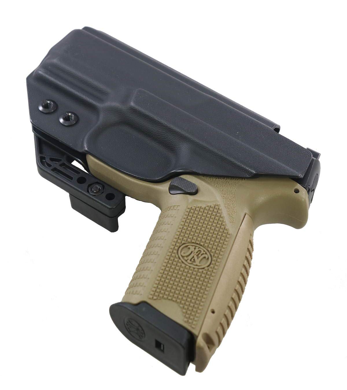 FDO Industries -Formerly Fierce Defender- IWB Kydex Holster FN 509 The Paladin Series -Made in USA- (Black)