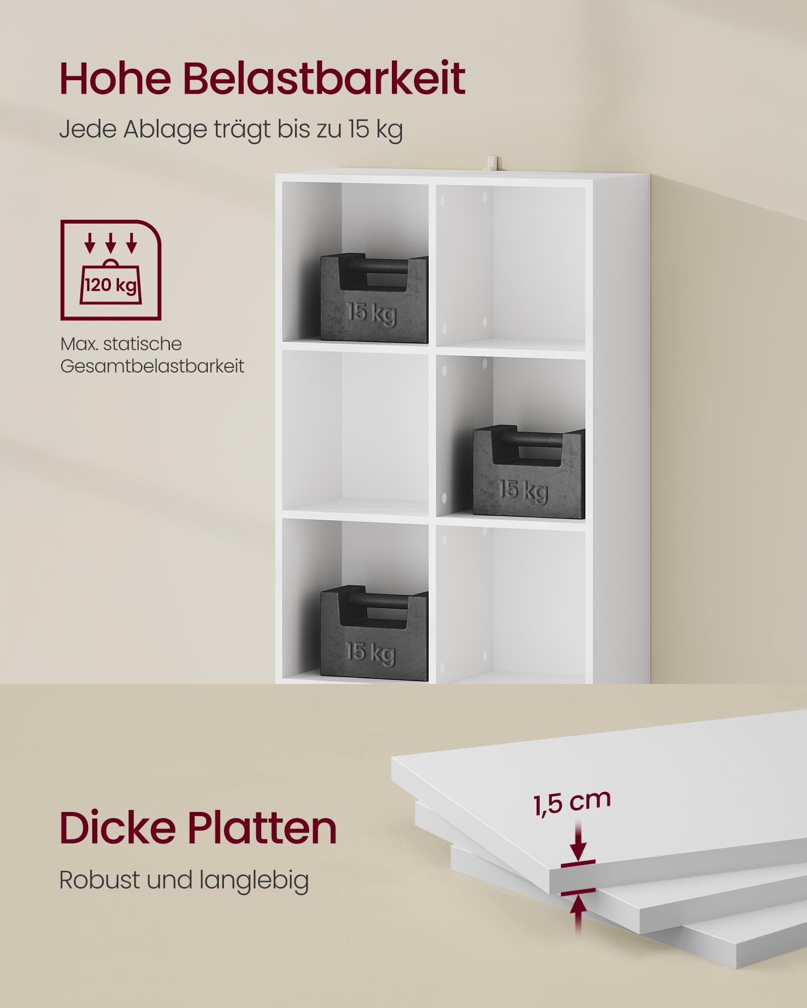 VASAGLE Custos Kollektion - Bücherregal, 4-stöckiges Regal, offenes Aufbewahrungsregal, Standregal, 29 x 65,8 x 130 cm, 2 Fächer mit Türen, Wohnzimmer Homeoffice Esszimmer, wolkenweiß LBC508WB01