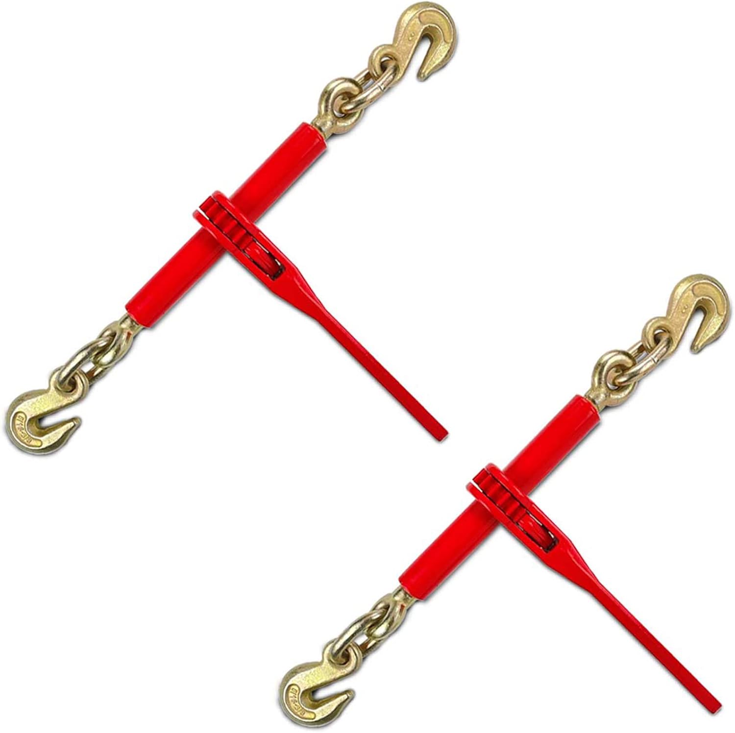 2 Pack Drop Forged Ratchet Load Binders, 5,400 Lbs