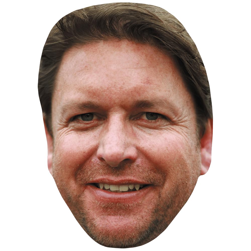 James Martin (Stubble) Celebrity Mask, Flat Card Face, Fancy Dress Mask