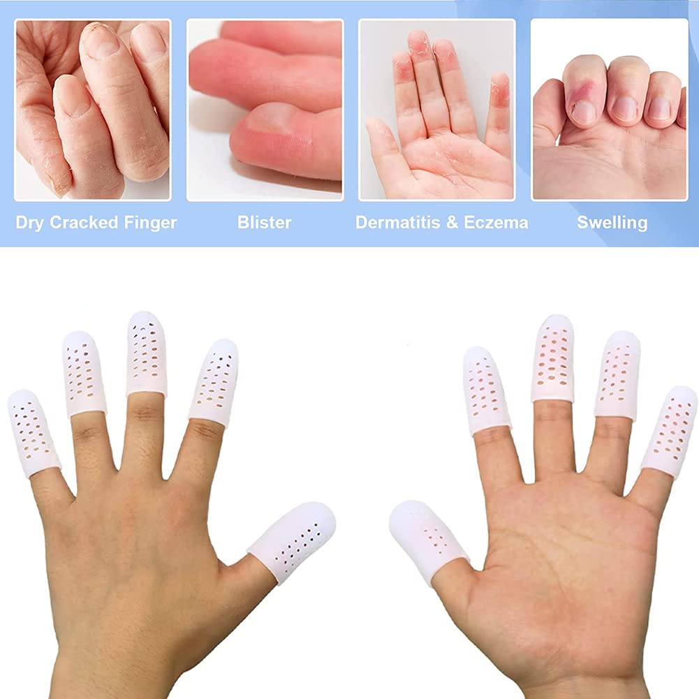 Zerone Protecteur De Doigt En Silicone 4 Pièces Silicone Doigt Orteils