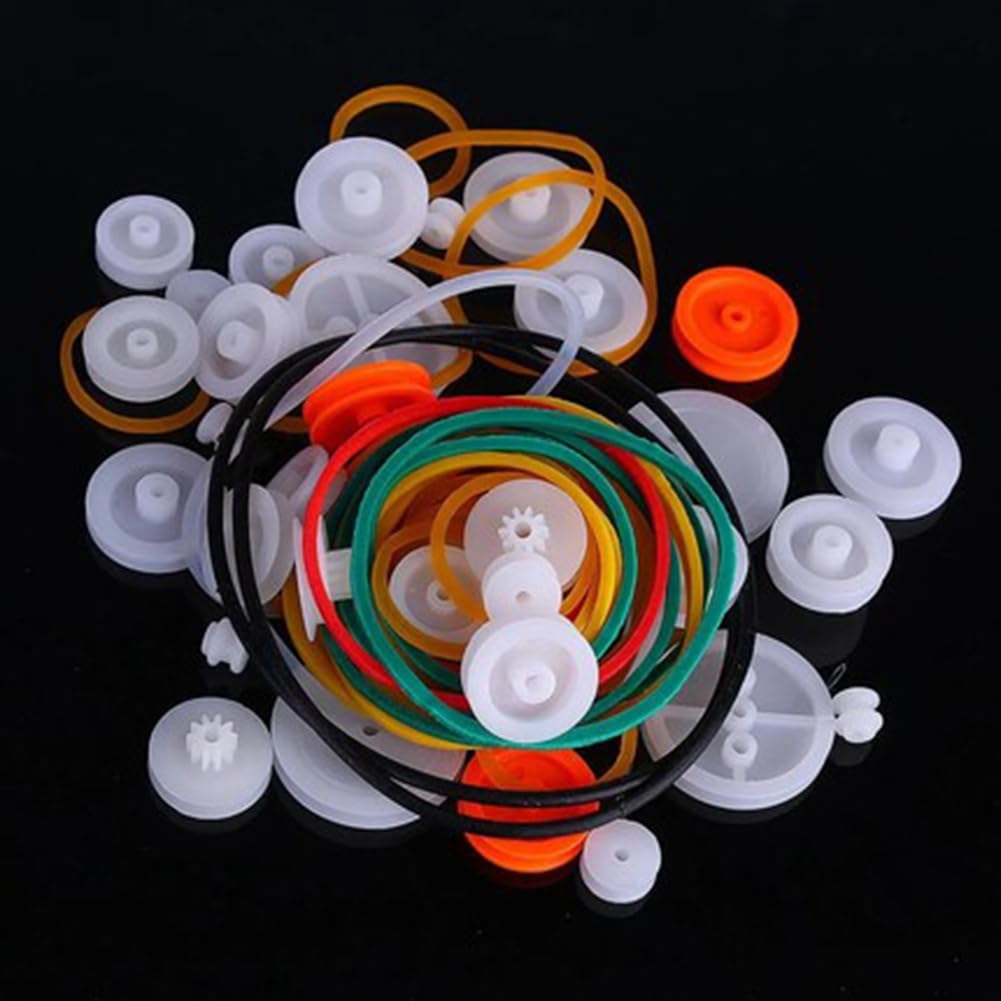 Juego de 84 correas de transmisión de goma elástica ABS para motor