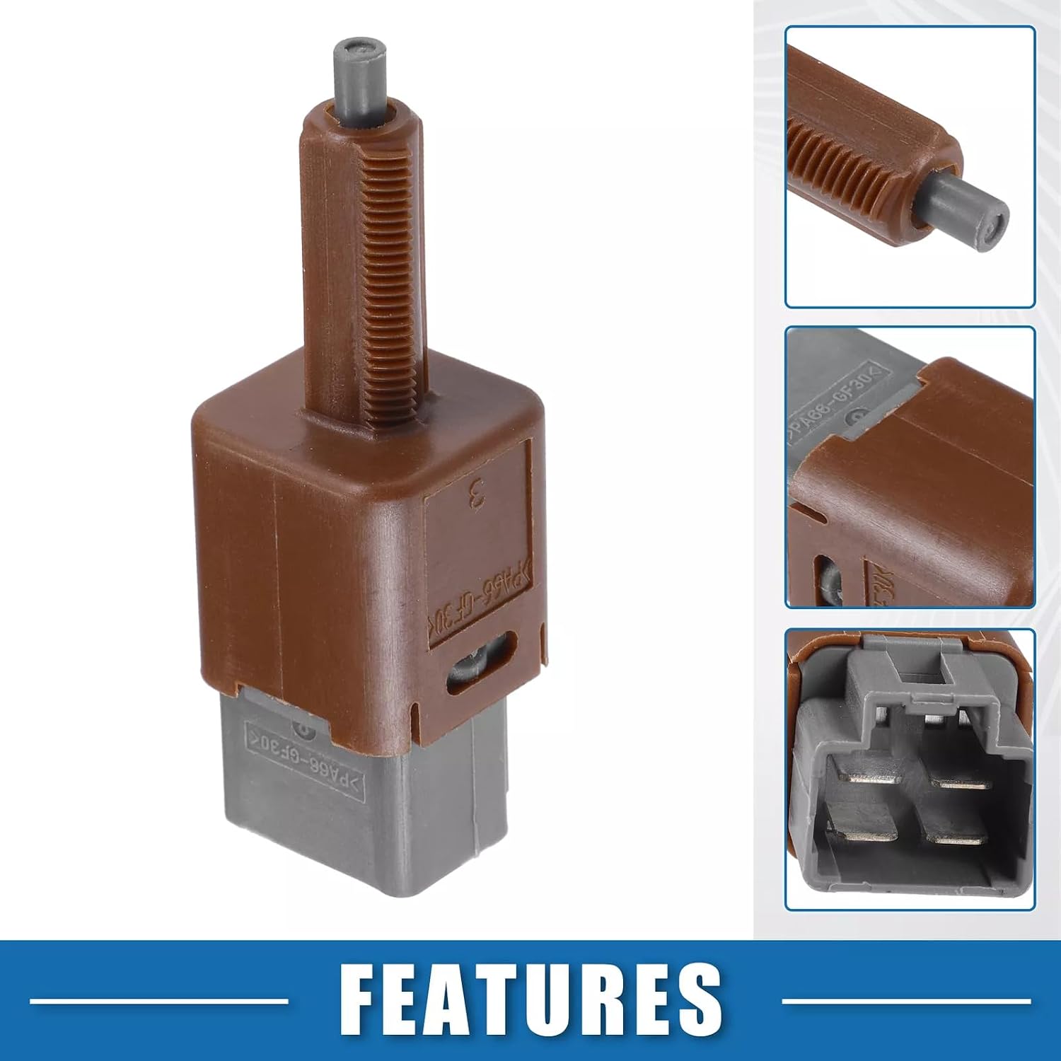 Brake Light Switch 25320-JN00A for Nissan Altima Maxima Murano Quest 370Z GT-R/Infiniti G25 EX35 FX35 M35H Q70 EX37 FX37 G37 M37 Q60 QX50 FX50 2009-2023