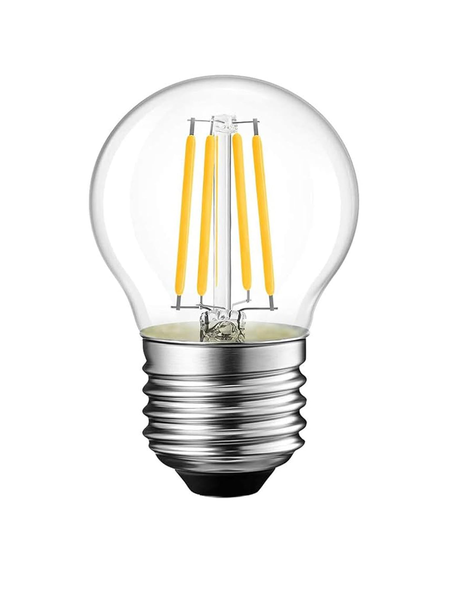 Homesake® Edison Tungsten Filament Round Antique Glass G45 Light Bulbs Vintage Base E27 Bulb Yellow Light For Home Decoration Living Room/Hall/Balcony/Restaurant Bar Lighting-image-5