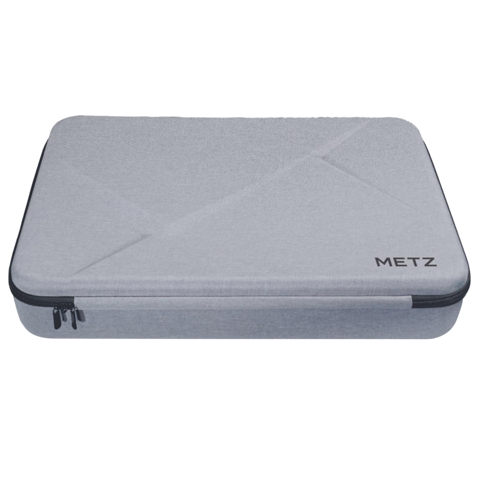 Metz Borsa da Viaggio Porta Monitor Portatile o Tv Portatile da 24 Pollici, Compatibile con Serie MPE7, con Tracolla Regolabile e Removibile, Zip, Tasche per Cavi, Organiser, Grigio