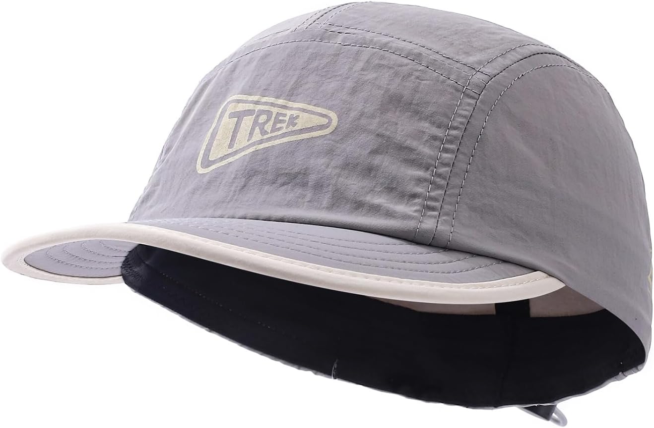 Men's 5 Panel Hats Summer Short Brim Baseball Cap Quick Drying Sports Caps Umpire Hats Hip Hop Cadet Cap Snapback Hat