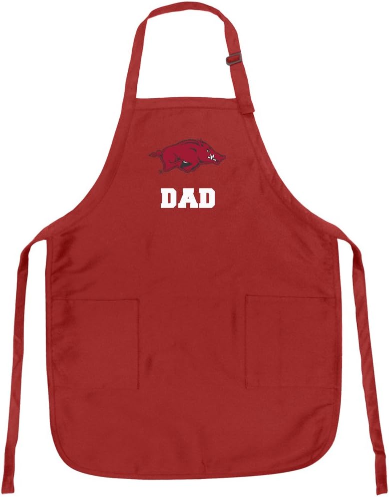 Broad Bay BEST University of Arkansas Dad Aprons DELUXE Arkansas Razorbacks Dad Apron