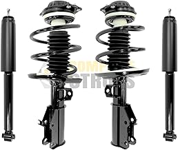COMPLETESTRUTS - Front Quick Complete Strut Assemblies with Coil Springs and Rear Shock Absorbers Replacement for 2016-2024 Chevrolet Malibu - Set of 4