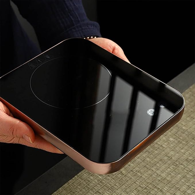 Placa de inducción portátil 800W con pantalla táctil LCD miniatura 8