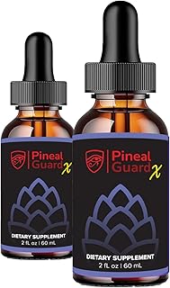Pineal Gland Supplement - Brain Support, Focus, and Memory Vitamins for The Brain, Decalcify, Activate, and Protect Your Pineal Gland - Third Eye Awakening - Pineal Guard X - Pack of 2