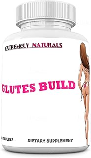 Glutes Build Bigger Booty Pills. Brazilian Bum Boost - Booty Enhancement - Bigger Butt Pills. Glutes Supplement - Butt Increase Size Pills. 60 Tablets