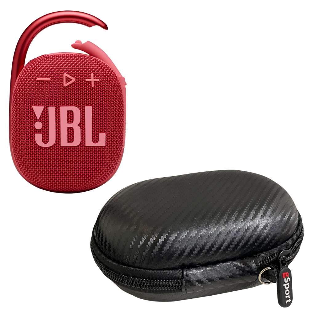 JBL Clip 4 Waterproof Portable Bluetooth Speaker Bundle with gSport