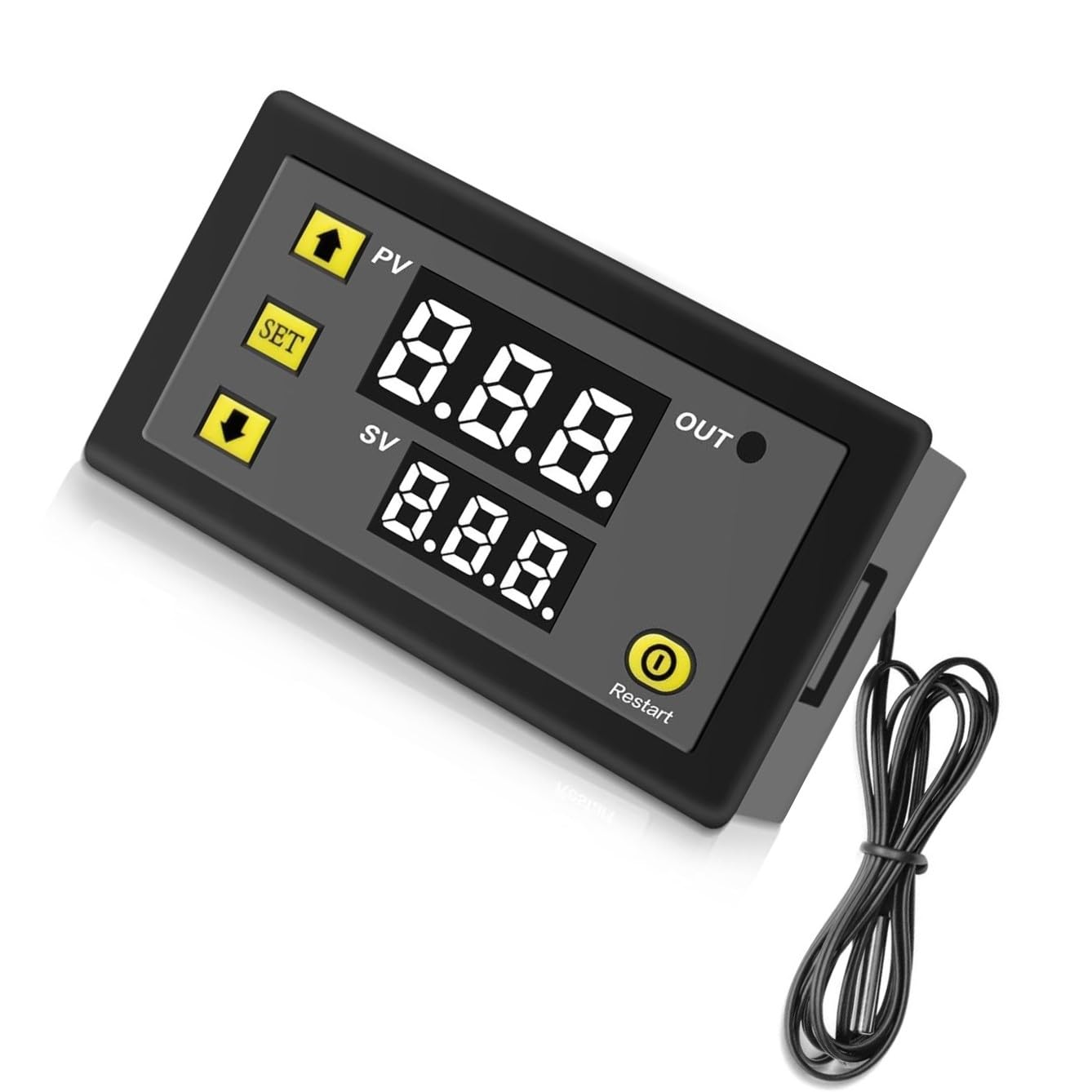 Termostat - Oda Termostatı - Dijital Termostat - W3230 Dijital Termostat 220V | LCD Ekranlı Röle Çıkışlı Sıcaklık Kontrol Cihazı - Isıtma Soğutma için Akıllı Termostat
