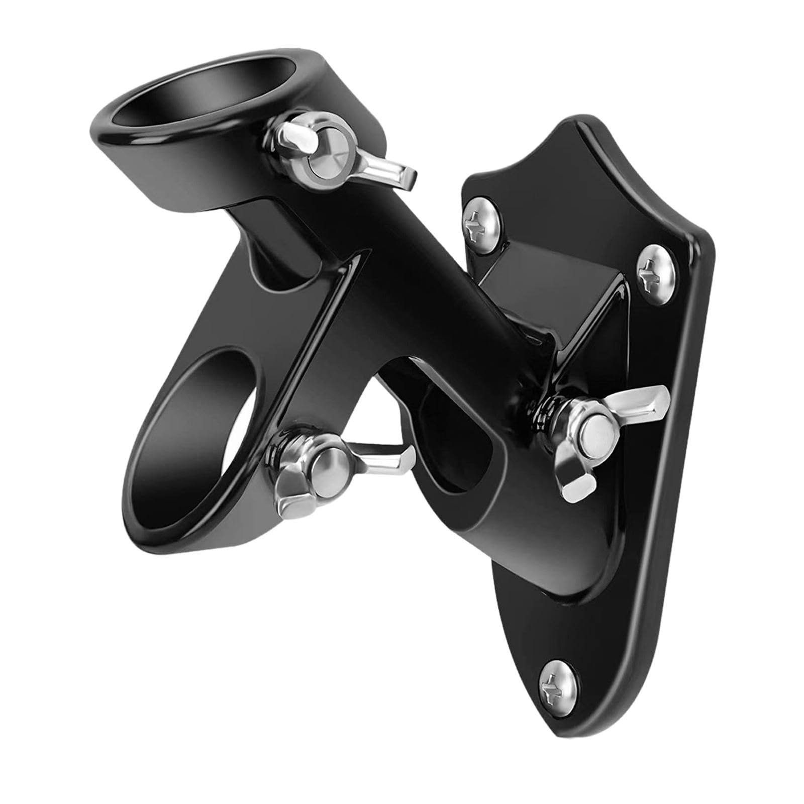 SECRET DESIRE Flag Pole Holder Bracket Aluminum Flagpole Bracket for Outside Outdoor House Black|Yard, Garden & Outdoor Living|Garden Decor|Flag Poles & Parts-picture-29