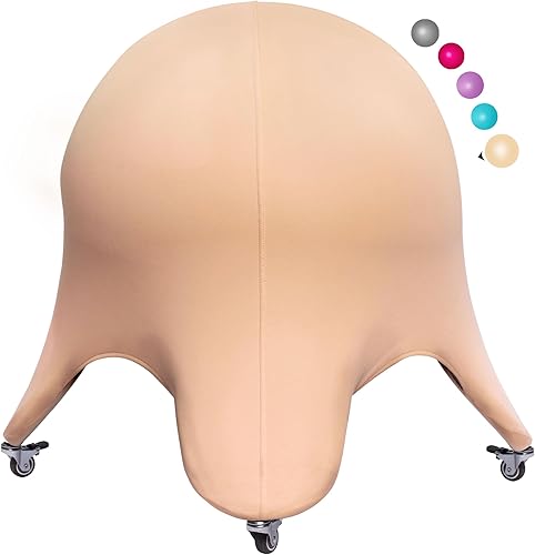 ENOVI Silla de bola original de estrella de mar, silla de bola de yoga, silla de bola de ejercicio, diseño ergonómico para escritorio de oficina en