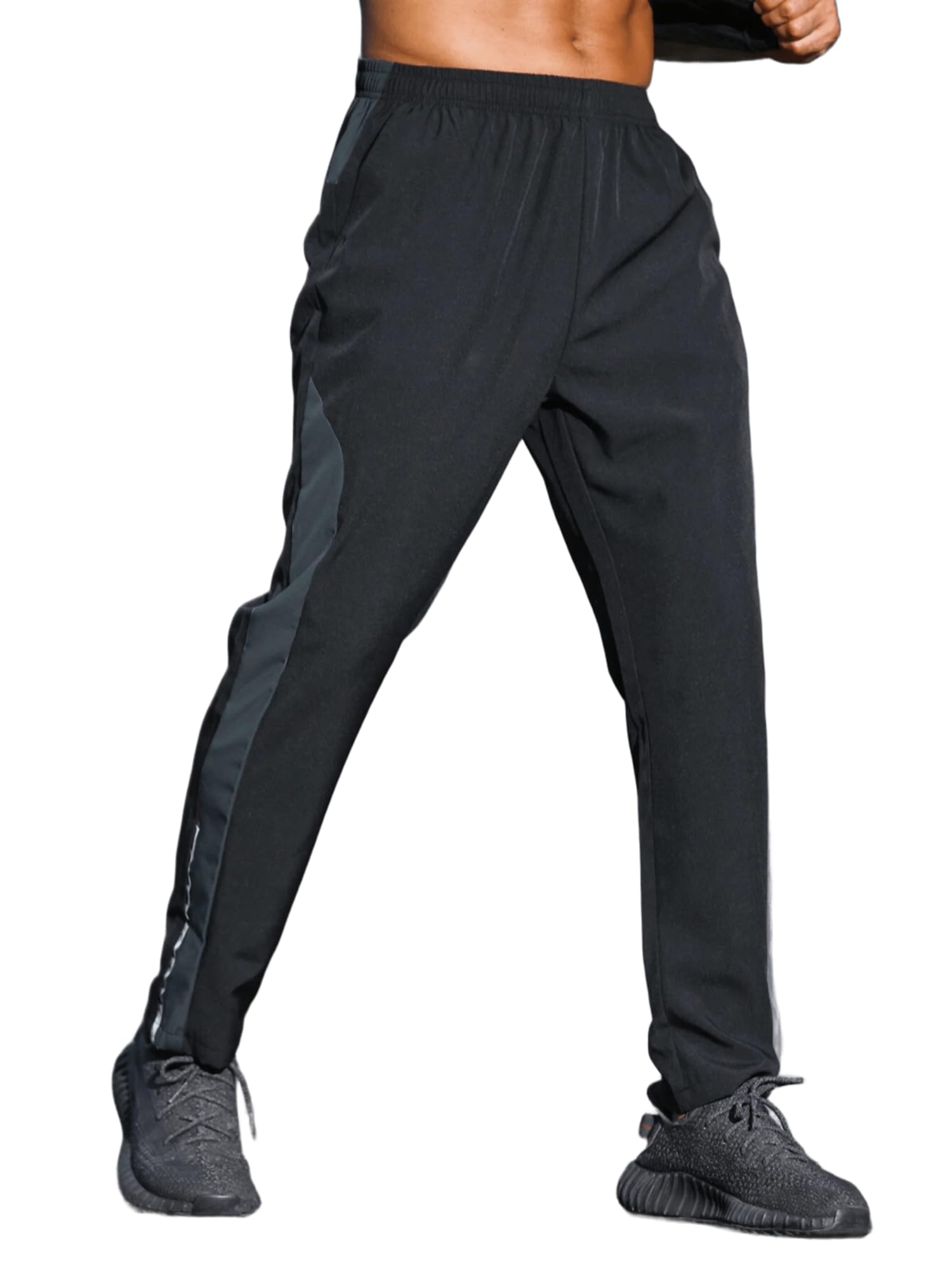 Regular Track Pant for Men || Track Pants || Plain Track Pant (TP-72-Black-2XL)