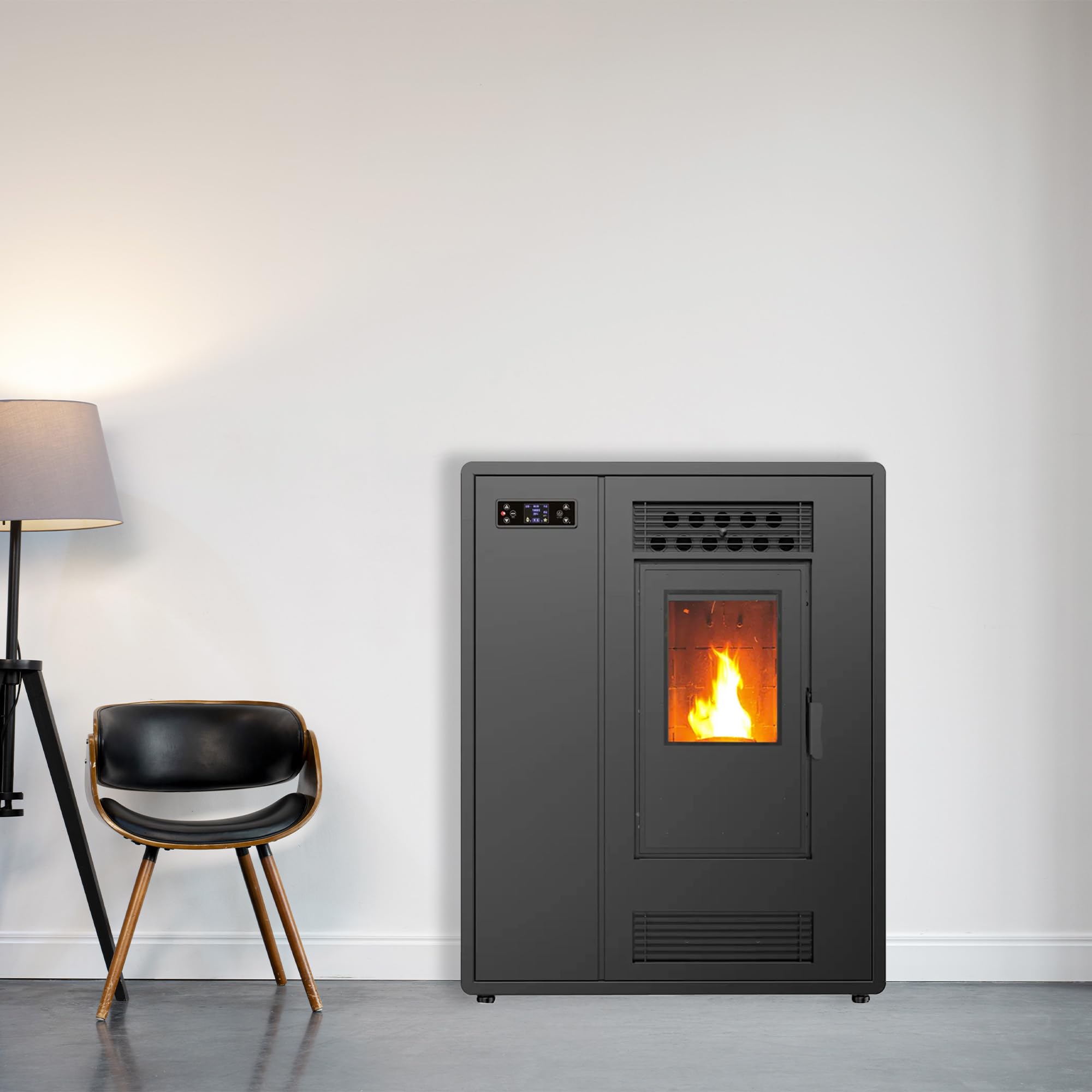 Sannover Air Slim Astral Stufa a Pellet 12,2 kW Nero