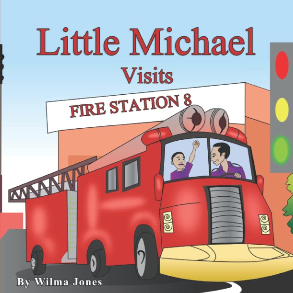 Little Michael Visits Fire Station 8