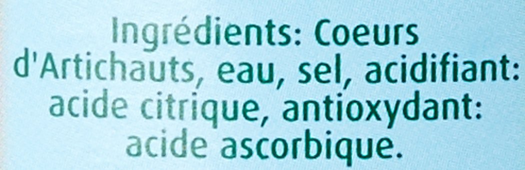 Géant Vert Cœurs d'Artichauts la Boite de 240 g - Lot de 4