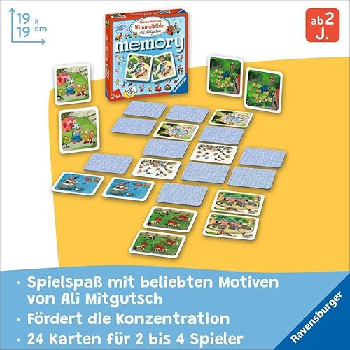 Miniatura 4 de Ravensburger 81297 - Mis imágenes ocultas más hermosas, Memory The Game Classic para todos los fanáticos de las imágenes ocultas, juego de memoria