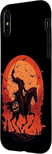 Miniatura 8 de Funda de jinete sin cabeza de calabaza aterradora para iPhone 11 Pro Max para Halloween