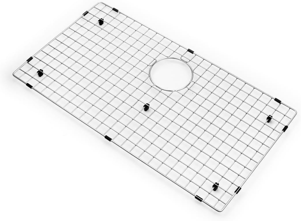 Houzer BG-3700 - Stainless Steel Wirecraft Bottom Sink Grid for Houzer Sink Models BLS-3322,Durable Sink Protector Rack for Dishes, Utensils, and Kitchen Accessories