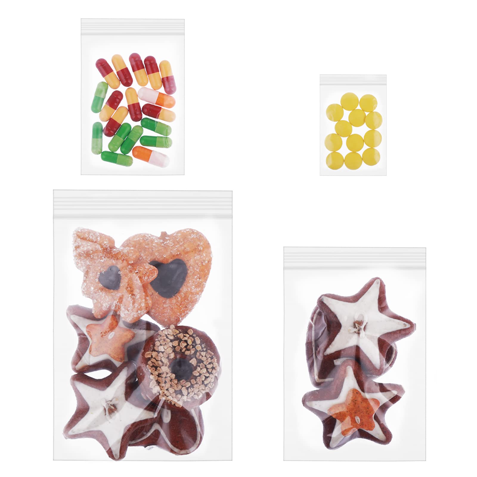 50 Stück Mini-Druckverschlussbeutel, 6x8 Cm, Transparent, Wiederverschließbar – Perfekt Für Schmuck, Proben, Basteln & Reisen